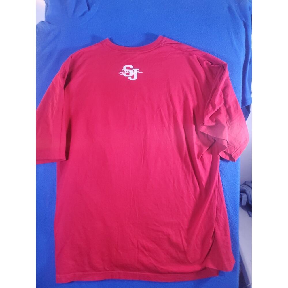 Vintage 90s Sean John Red T-Shirt Men's Size XXL - Picture 11 of 16